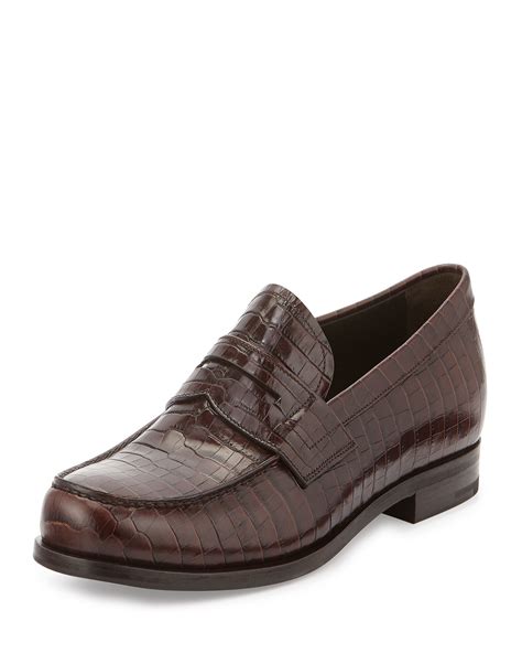 prada penny loafer brown|prada penny loafers women.